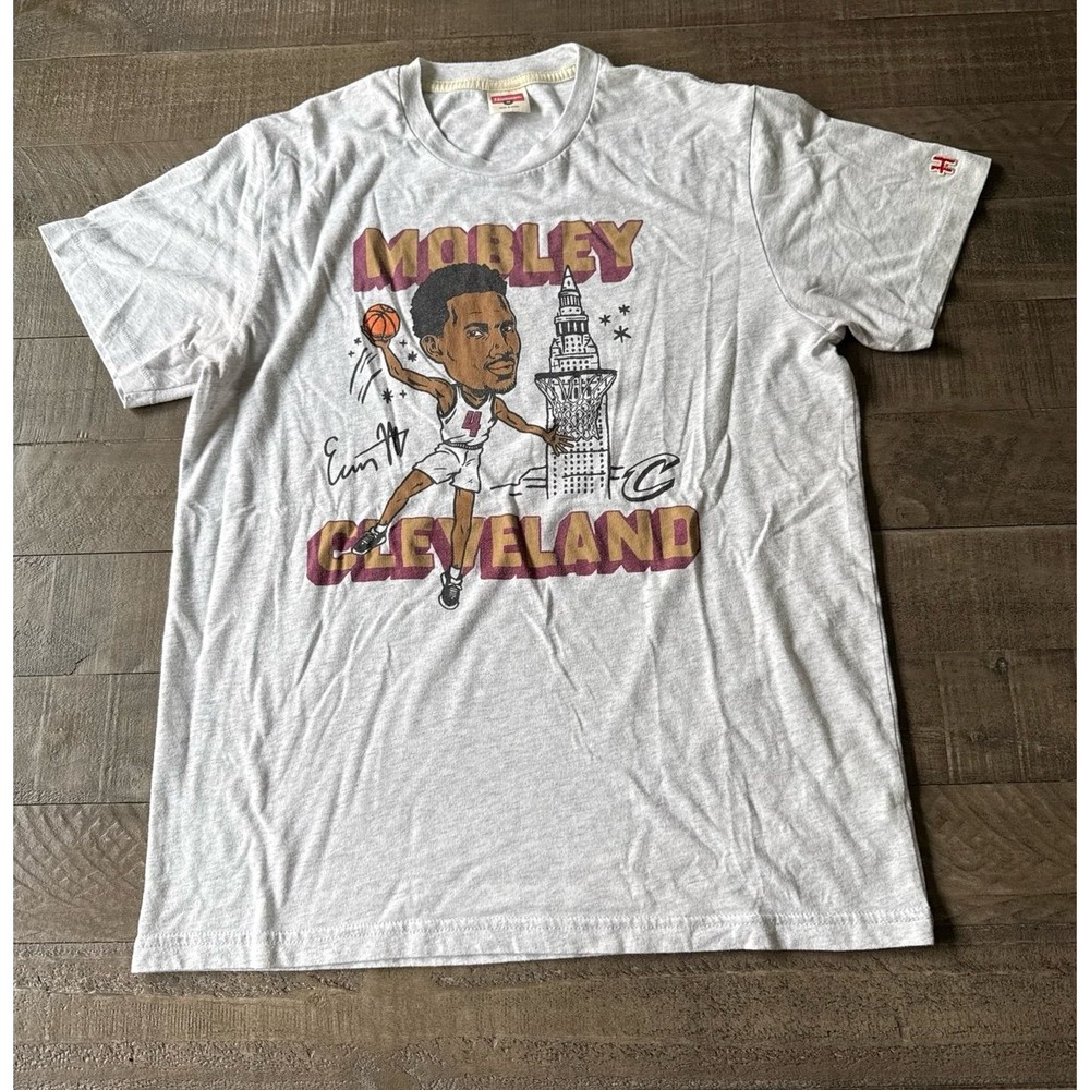 Homage Cleveland Cavaliers Evan Mobley Signature T-Shirt Size Medium